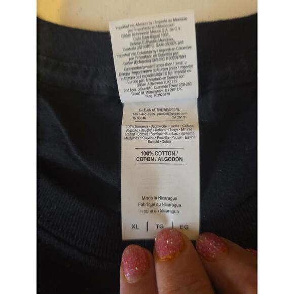 Ghost Band Graphic T-Shirt - Black with Papa Tesla Design, XL - Picture 8 of 9